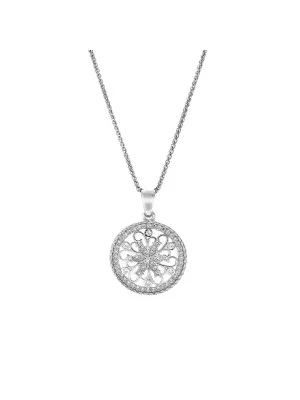 Argent Collier avec pendentif ZH-7311