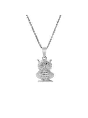 Argent Collier avec pendentif ZH-7339