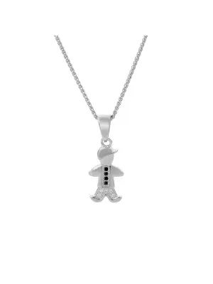 Argent Collier avec pendentif ZH-7340