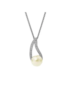 Argent Collier avec pendentif ZH-7347