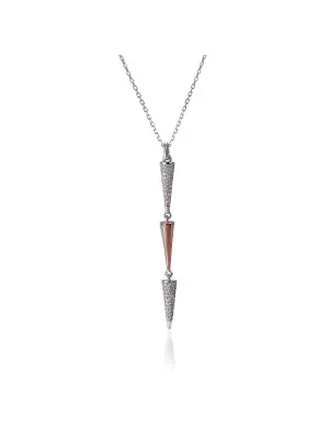 Aada Argent Collier avec pendentif ZH-7433