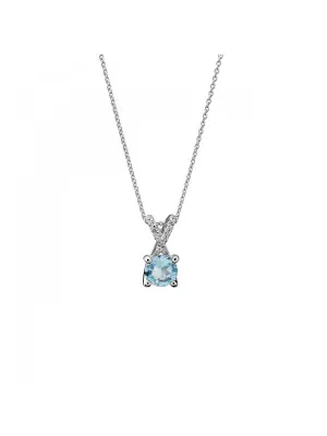 Maya Argent Collier avec pendentif ZH-7478/AQ