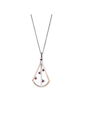 Sacha Argent Collier avec pendentif ZH-7496
