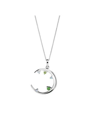 Eline Argent Collier avec pendentif ZH-7497
