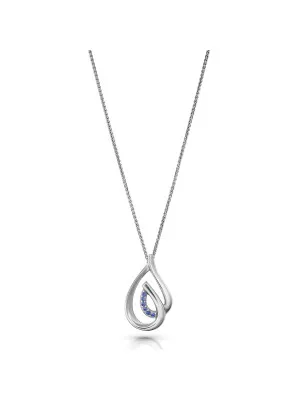 Dazzle Argent Collier avec pendentif ZH-7518/B