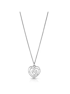Euphoria Argent Collier avec pendentif ZH-7522