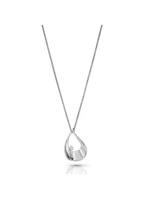Etoile Argent Collier avec pendentif ZH-7524