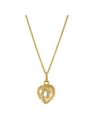 Amore Argent Pendentif avec Chaine ZH-7577/G