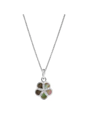 Daisy Argent Pendentif avec Chaine ZH-7585