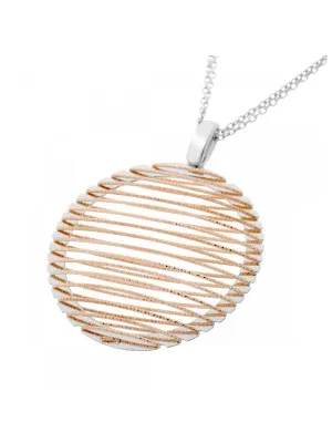 Argent Collier avec pendentif ZK-7180/1