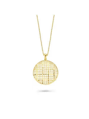 Argent Collier avec pendentif ZK-7189/G