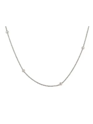 Argent Collier sans pendentif ZK-7201