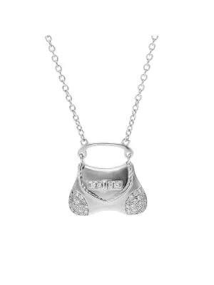 Argent Collier avec pendentif ZK-7294