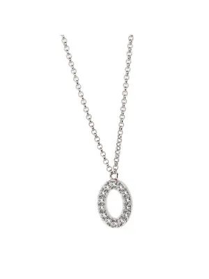 Argent Collier avec pendentif ZK-ALPHA/O