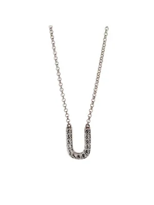 Argent Collier avec pendentif ZK-ALPHA/U