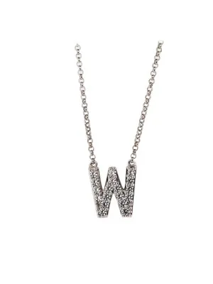 Argent Collier avec pendentif ZK-ALPHA/W