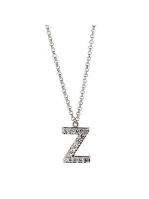 Argent Collier avec pendentif ZK-ALPHA/Z