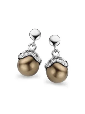 Argent Boucle d'oreille ZO-5028