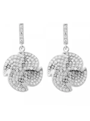 Argent Boucle d'oreille ZO-5171