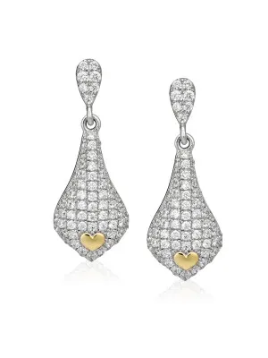 Argent Boucle d'oreille ZO-5220