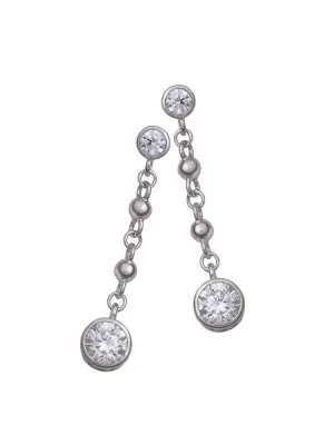 Argent Boucle d'oreille ZO-5852