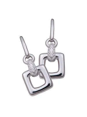 Argent Boucle d'oreille ZO-5858