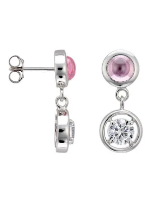 Argent Boucle d'oreille ZO-5983