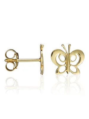 Butterfly Argent Puce d'oreille ZO-7074/1