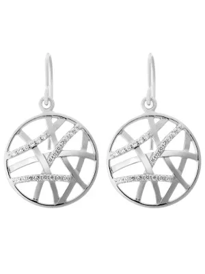 Amabella Argent Boucle d'oreille ZO-7098