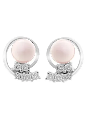 Alanna Argent Puce d'oreille ZO-7117