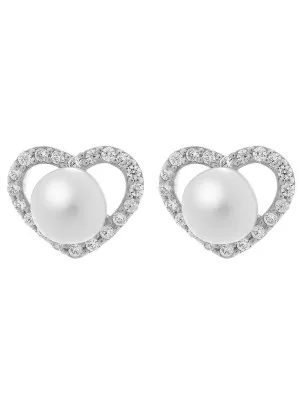 Alberte Argent Puce d'oreille ZO-7233