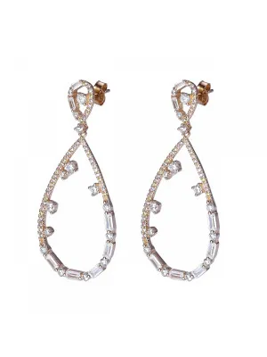 Islia Argent Boucle d'oreille ZO-7423/RG