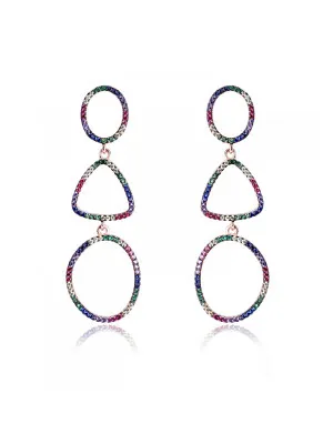 Aura Argent Boucle d'oreille ZO-7461