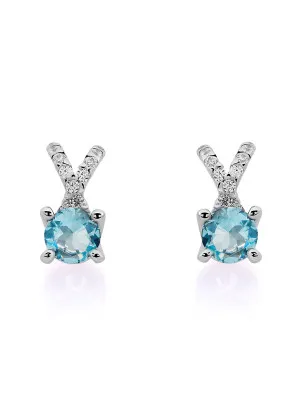 Maya Argent Boucle d'oreille ZO-7478/AQ