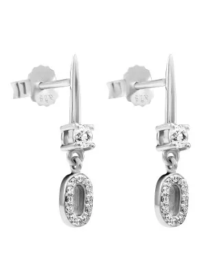 Lily Argent Boucle d'oreille ZO-7582