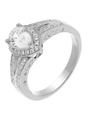 Argent Bague ZR-3524