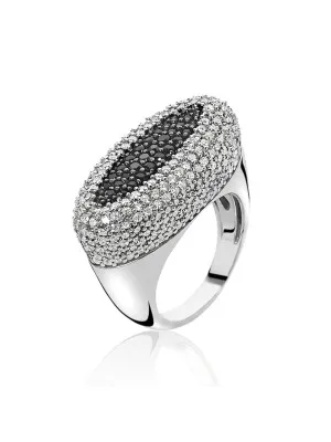 Argent Bague ZR-3891