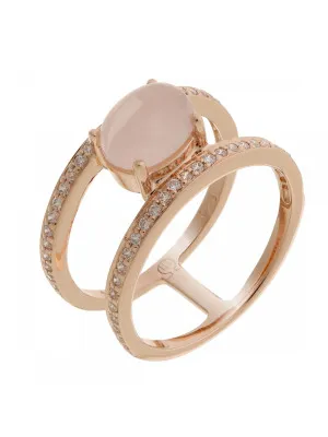 Argent Bague ZR-7122/RG