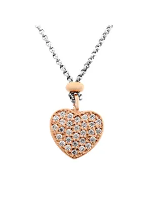 Argent Collier avec pendentif ZK-7195